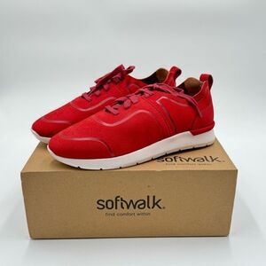 SoftWalk Women’s Stella Red Sneakers Sz 8